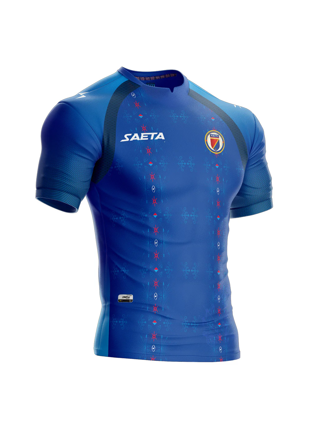 2025 Men's Authentic Haiti National Soccer Team Jersey Blue - Image 2