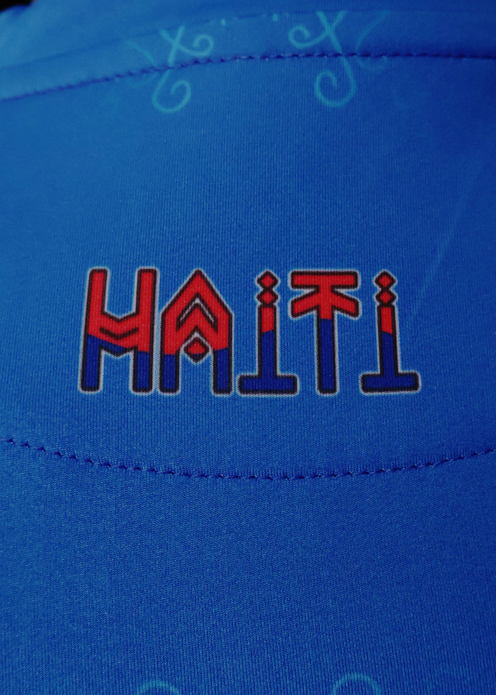 2025 Men's Authentic Haiti National Soccer Team Jersey Blue - Image 3